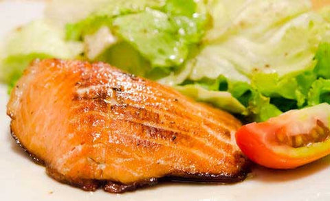Salmon with Tangerine Balsamic Glaze