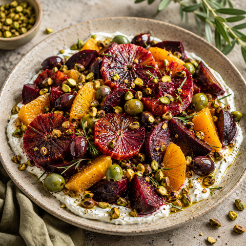 Roasted Golden Beet & Blood Orange Salad with Tangerine Balsamic