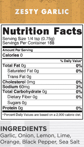 RA Seasonings Zesty Garlic